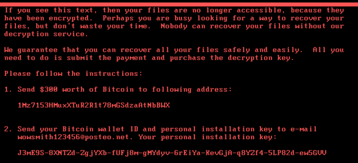 Ransomware Variant "Nyetya" Compromises Systems Worldwide